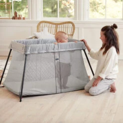 Lit Parapluie Light Argent De BabyBjörn -Bébés Fournitures Boutique 01012203 8