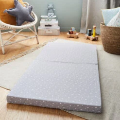 Matelas De Voyage Imprimé Etoile 60 X 120 Cm De P'tit Lit -Bébés Fournitures Boutique 01063063 5