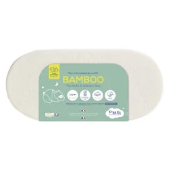 Matelas De Couffin Bambou Ecru De P'tit Lit -Bébés Fournitures Boutique 01063064 7