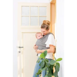 Écharpe De Portage Tricot-Slen Organic Extensible Bio Taupe 540 Cm De Babylonia -Bébés Fournitures Boutique 01067841 3