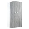 Hugo Armoire 2 Portes Gris / Blanc De Sauthon Baby's Sweet Home -Bébés Fournitures Boutique 01068918 1