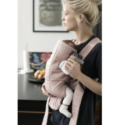 Porte-bébé Mini Vieux Rose Coton De BabyBjörn -Bébés Fournitures Boutique 01102884 4