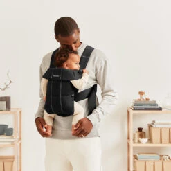 Porte-bébé Mini Noir Coton De BabyBjörn -Bébés Fournitures Boutique 01102885 4