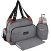 Sac à Langer Titou City Grey De Baby On Board -Bébés Fournitures Boutique 01110996 1