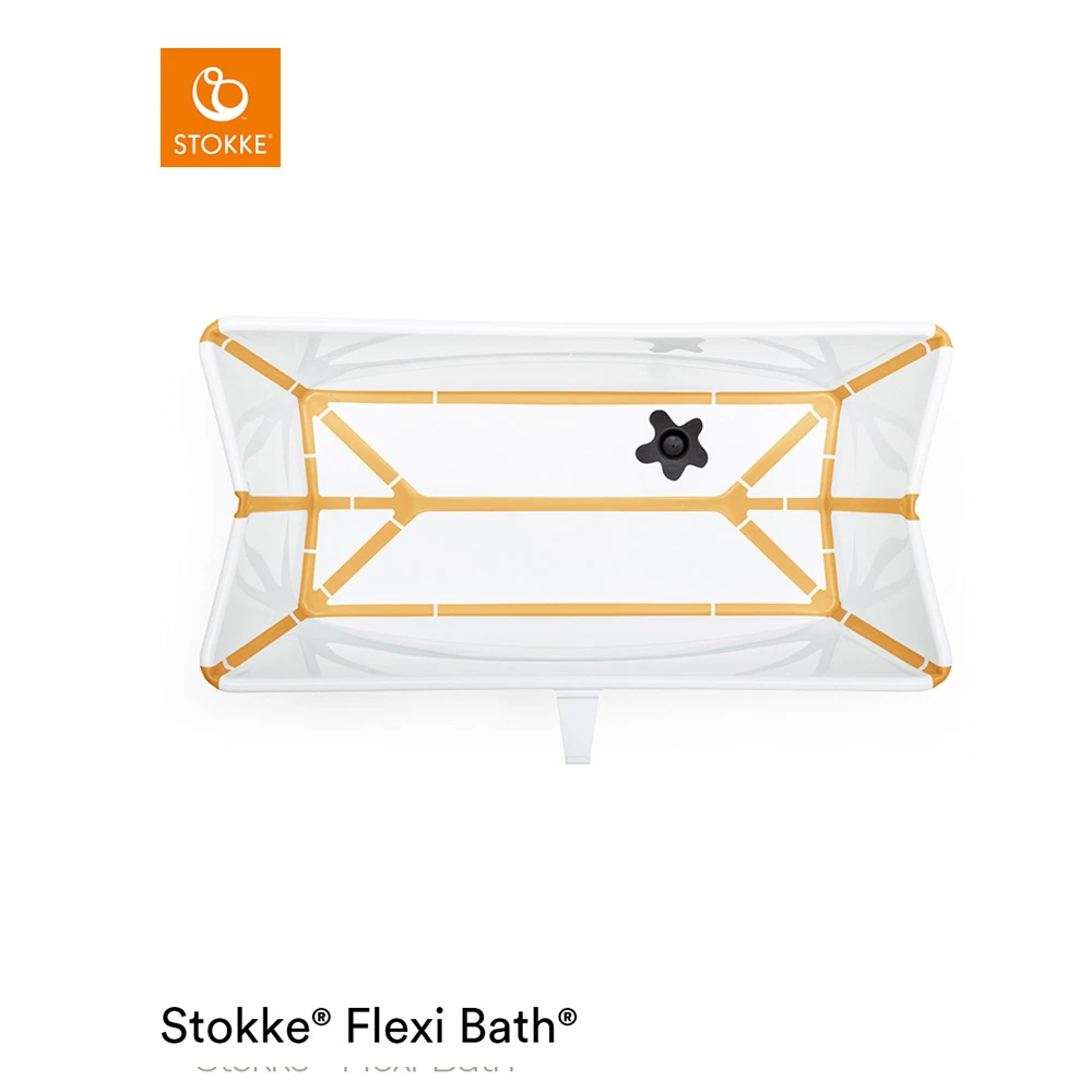 Baignoire Flexi Bath™ Blanc / Jaune De Stokke® 4 Baignoire Flexi Bath™ Blanc / Jaune De Stokke® – Image 2