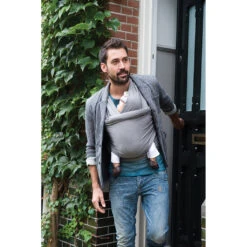 Écharpe De Portage Tricot-Slen Organic Extensible Bio Organic Silvercloud De Babylonia -Bébés Fournitures Boutique 01122110 4