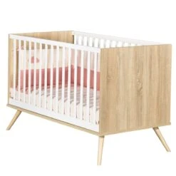 Seventies Little Big Bed 70x140 Chêne Doré De Sauthon Baby's Sweet Home -Bébés Fournitures Boutique 01124316 3