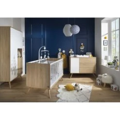 Seventies Little Big Bed 70x140 Chêne Doré De Sauthon Baby's Sweet Home -Bébés Fournitures Boutique 01124316 7