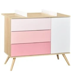 Seventies Dispositif à Langer Chêne Doré De Sauthon Baby's Sweet Home -Bébés Fournitures Boutique 01124322 5