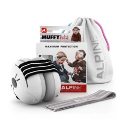 Casque Anti-bruit Muffy Baby Black De Alpine -Bébés Fournitures Boutique 01132175 2