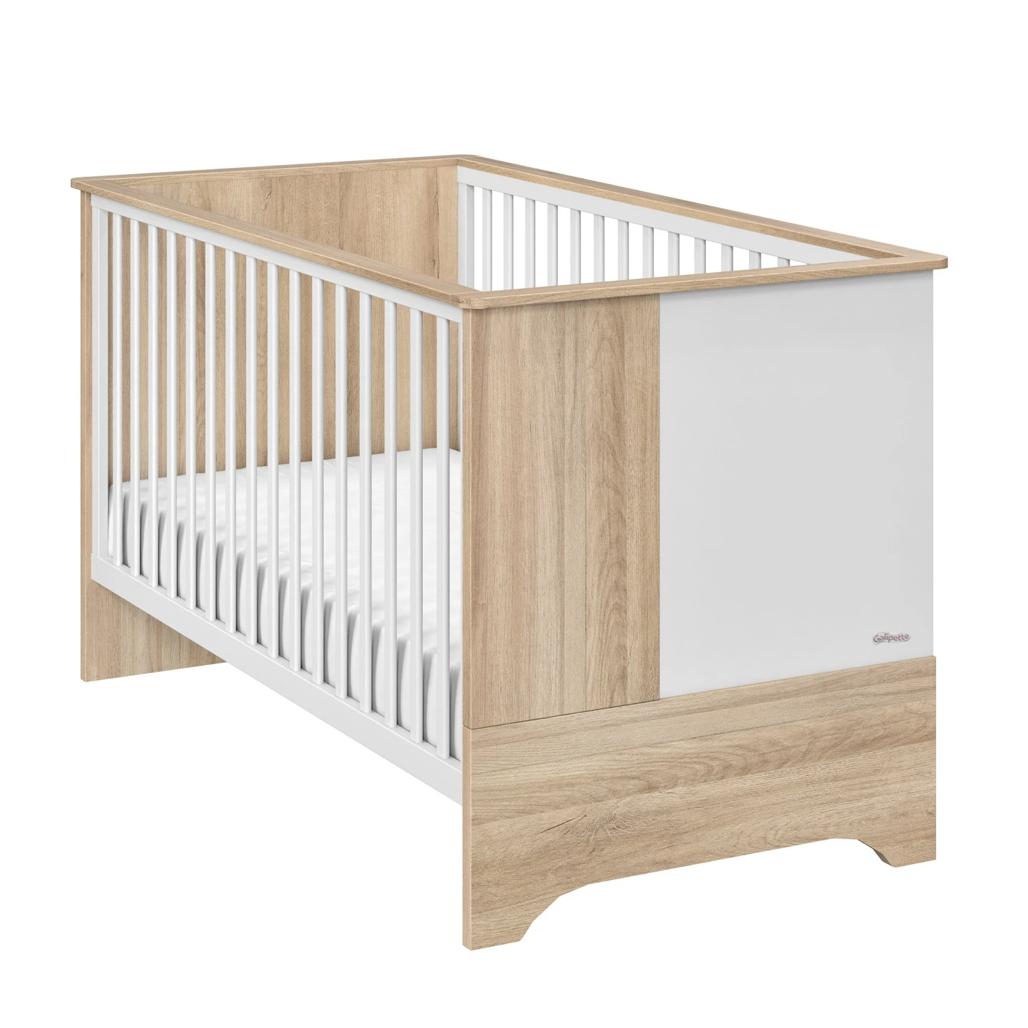 Sacha Lit 70x140 + Kit De Transformation Chêne De Galipette 3 Sacha Lit 70x140 + Kit De Transformation Chêne De Galipette