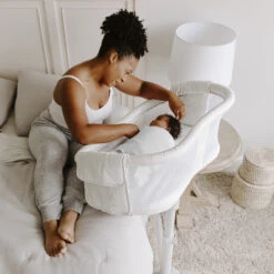 Berceau Pivotant 360° BassiNest® Premiere Blanc De Halo -Bébés Fournitures Boutique 01145484 9