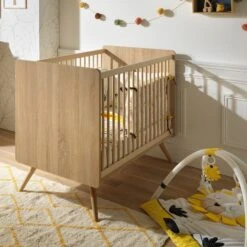 Sixties Lit Bébé 60x120 Bois De Sauthon Baby's Sweet Home -Bébés Fournitures Boutique 01148037 2