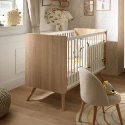 Sixties Lit Bébé 60x120 Blanc De Sauthon Baby's Sweet Home -Bébés Fournitures Boutique 01148042 2