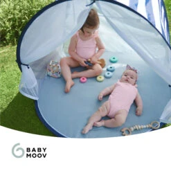 Tente Anti-UV Haute Protection 50+ Marinière Bleu De Babymoov -Bébés Fournitures Boutique 01148352 8