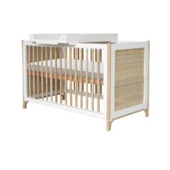 Océania Lit 60x120 Tressage Rotin Neige De Théo -Bébés Fournitures Boutique 01148522 10