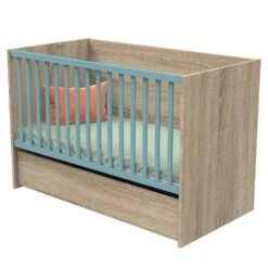 Nova New Tiroir De Lit Sur Roulette 70x140 Bois De Sauthon Baby's Sweet Home -Bébés Fournitures Boutique 01148744 2