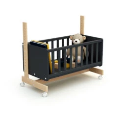 Berceau Cododo Confort Graphite Et Hêtre De AT4 -Bébés Fournitures Boutique 01149040 4