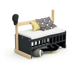 Berceau Cododo Confort Graphite Et Hêtre De AT4 -Bébés Fournitures Boutique 01149040 5