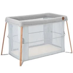 Bébés Fournitures Boutique 28 Lit De Voyage Iris Essential Grey De Maxi-Cosi