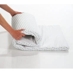 Matelas Bébé De Voyage Ocean Friendly Blanc/Bleu 60 X 120 Cm De Candide -Bébés Fournitures Boutique 01150395 6