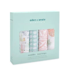 Lot De 4 Maxi-Langes Mousseline Tropicalia De Aden + Anais Essentials -Bébés Fournitures Boutique 01150913 7