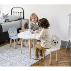 Table Et 2 Chaises (bois) Banquise De Janod -Bébés Fournitures Boutique 01153509 2