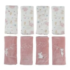 Lina & Joy Protège Barreaux Pour Lits & Parcs Bébé Rose De Noukies