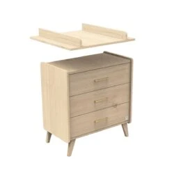 Arty Commode 3 Tiroirs Chêne Suave De Sauthon Baby's Sweet Home -Bébés Fournitures Boutique 01156298 3