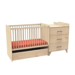 Tiroir Pour Lit Combiné évolutif Arty Chêne Suave De Sauthon Baby's Sweet Home -Bébés Fournitures Boutique 01156301 2
