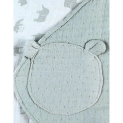 Mix & Match Couverture Promenade Mousseline Bio Safari Sauge De Noukies -Bébés Fournitures Boutique 01165105 7