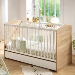 Cabanon Tiroir De Lit 70x140 Blanc De Sauthon Baby's Sweet Home -Bébés Fournitures Boutique 01169818 4