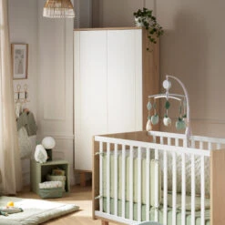 Solène Armoire 2 Portes Blanc De Sauthon Baby's Sweet Home -Bébés Fournitures Boutique 01169830 3