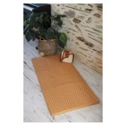 Matelas Bébé Pliant 3 Parties Camel Fleuri 60 X 120 Cm De Candide -Bébés Fournitures Boutique 01173101 7