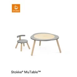 Table De Jeu MuTable™ V2 Gris Tempête De Stokke® -Bébés Fournitures Boutique 01173218 3