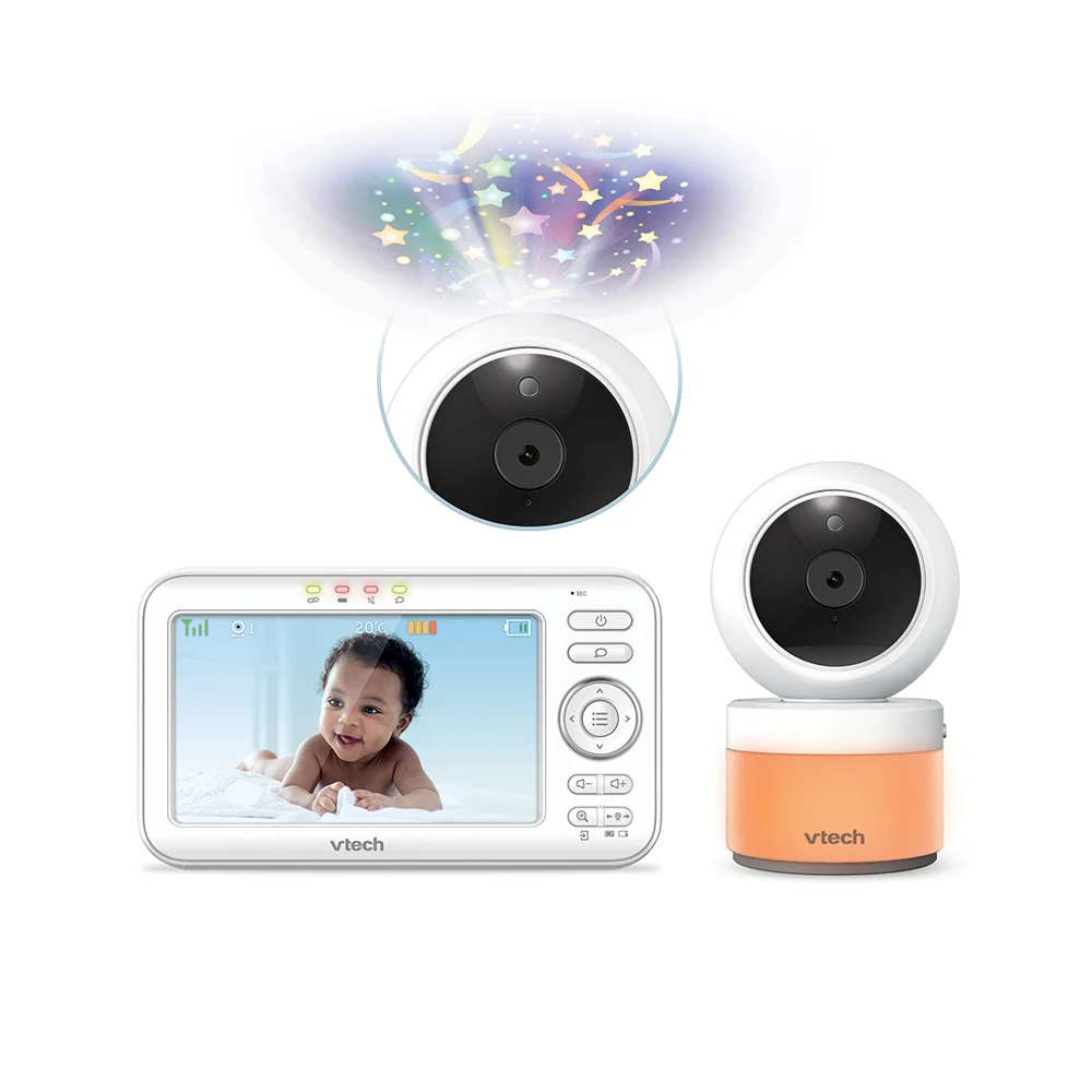 BM5463 Babyphone Video Lightshow Blanc De Vtech 5 BM5463 Babyphone Video Lightshow Blanc De Vtech – Image 3