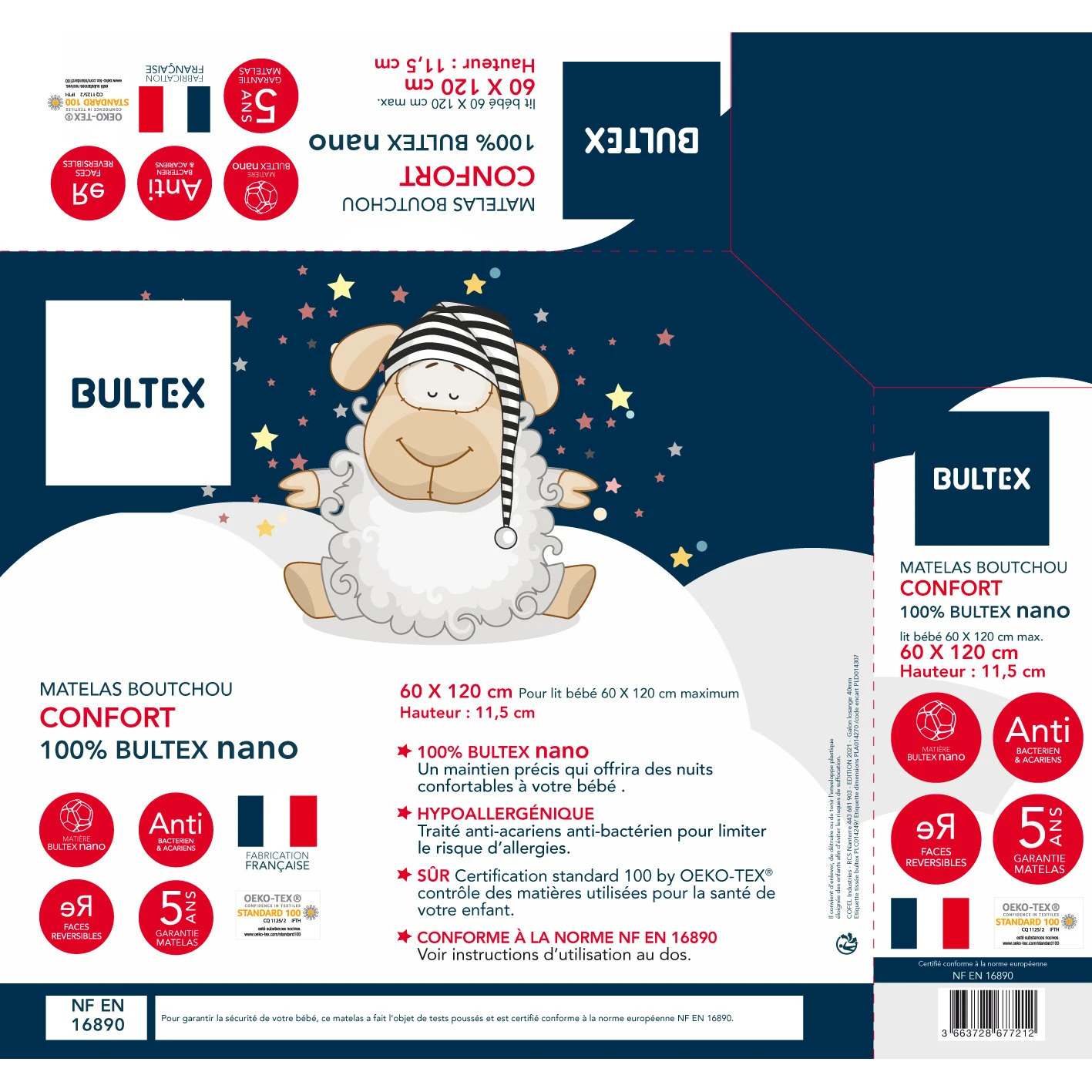 Matelas Boutchou Confort De BULTEX 4 Matelas Boutchou Confort De BULTEX – Image 2