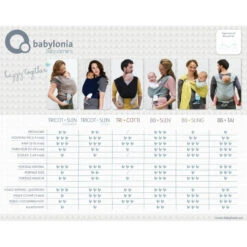 Écharpe De Portage Tricot-Slen Organic Extensible Bio Taupe 540 Cm De Babylonia -Bébés Fournitures Boutique 4249032 1