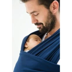 Écharpe De Portage Extensible Respirante Tricot-Slen Cool Navy De Babylonia -Bébés Fournitures Boutique 67126445 2 1