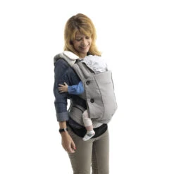 Porte-bébé Ergonomique Gris De Aubert Concept 9 Porte-bébé Ergonomique Gris De Aubert Concept -Bébés Fournitures Boutique 82559501 2