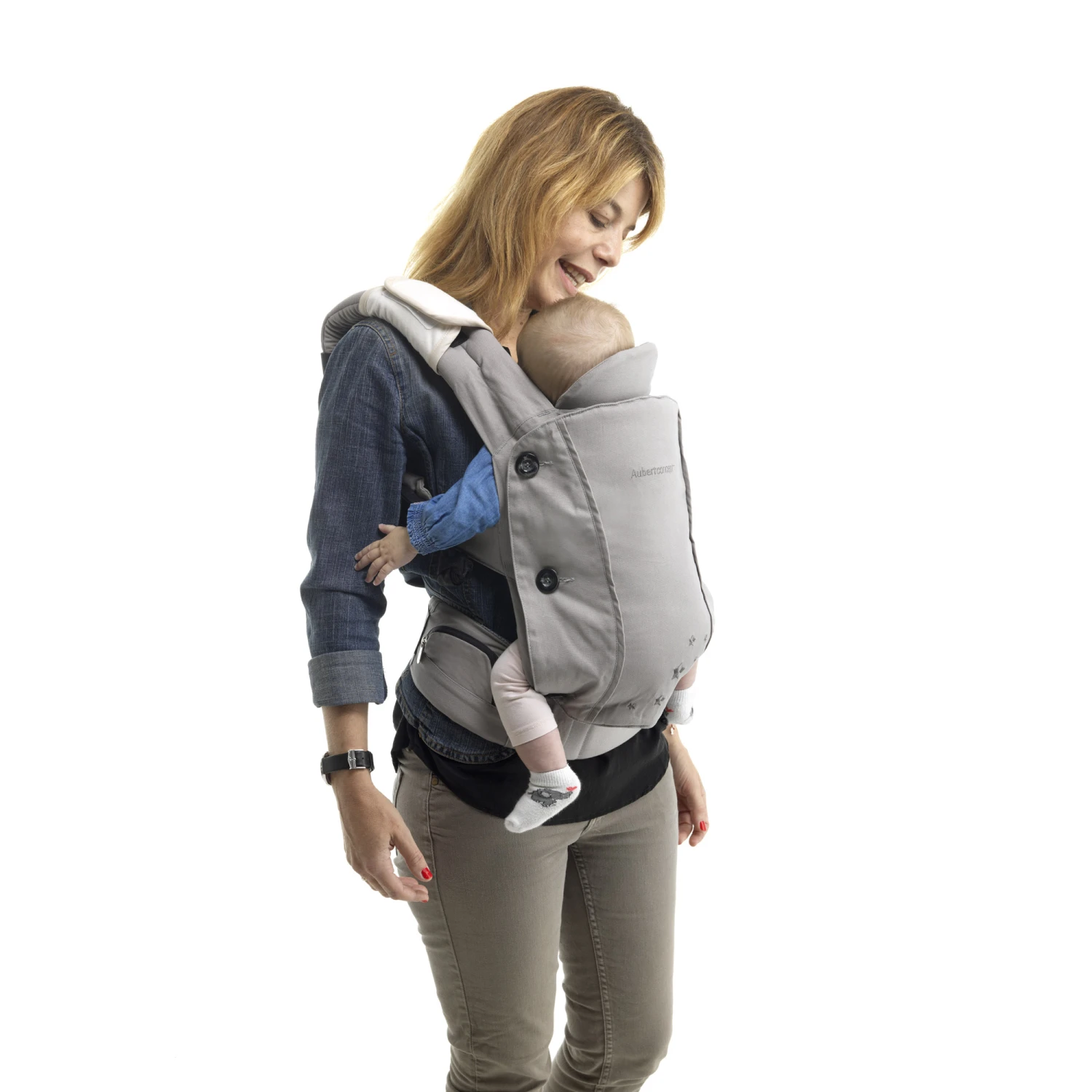 Porte-bébé Ergonomique Gris De Aubert Concept 7 Porte-bébé Ergonomique Gris De Aubert Concept – Image 5